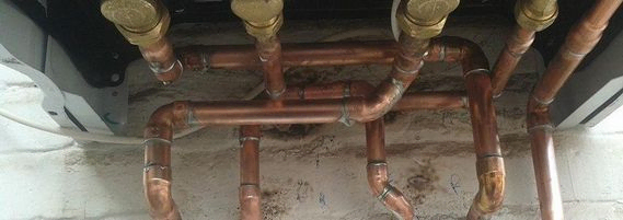 instalación de tubería cobre